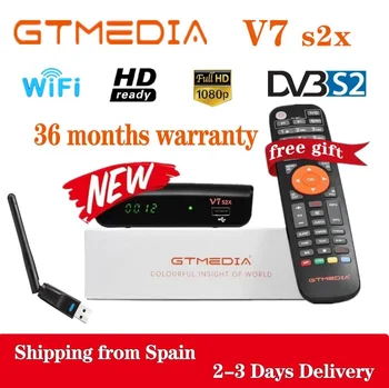 GTMEDIA V7S2X HD 1080P DVB-S/S2/S2X AVS + VCM/ACM/multi-stream/T2MI apoyo BISS de rollo de actualización de V7S 5 unids/lote
