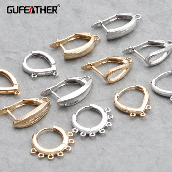 GUFEATHER M818,šperky, doplnky,18k zlatom,0.3 mikrónov, homár spona háčiky,šperky robiť,náramok, náhrdelník,20pcs/veľa