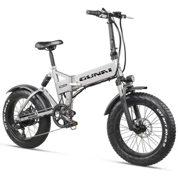 GUNAI 20-palcový Elektrické Snow Bike 500W 48V 12.8 AH Lithium Batéria, Skladanie Horský Bicykel s Zadné Sedadlo a Kotúčové Brzdy