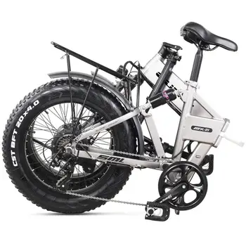 GUNAI 20-palcový Elektrické Snow Bike 500W 48V 12.8 AH Lithium Batéria, Skladanie Horský Bicykel s Zadné Sedadlo a Kotúčové Brzdy