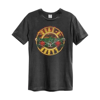Guns N Roses Neónový Nápis T-Shirt - Zosilnené Oblečenie