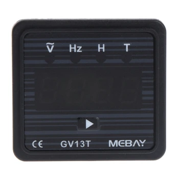 GV13T AC220V Diesel Elektrocentrála Digitálny Voltmeter Frekvencia Hodinu Test Panel Meter
