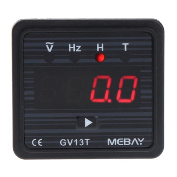 GV13T AC220V Generátor Digitálny Voltmeter Frekvencia Hodinu Test Panel Meter