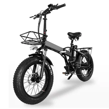 GW20 750W 20-Palcový Elektrický Skladací Bicykel, 4.0 Tuku Pneumatiky, 48V Výkonné Lítiové Batérie, Snow Bike, Silu Pomáhať Bicykli