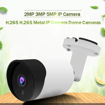 H. 265 POE IP Bezpečnostné Kamery Bullet Vonkajšie Nepremokavé Video Kamery Siete Pohybu Kamery Optiona 5MP 3MP 2MP