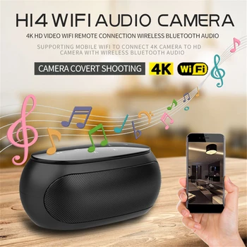 H14 HD Mini Wifi Fotoaparát S Nočné Videnie Bezdrôtového IR Bluetooth Prenosné Vonkajší Reproduktor Slučky Poplach Video Videokamera