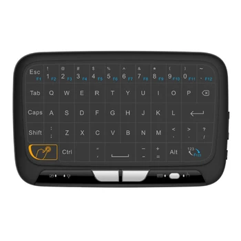 H18 Mini Bezdrôtová Dotyková Klávesnica a Myš Mini Nabíjateľná Ultra-Tenký Mini Bezdrôtová pre PC, Notebook, Android Smart TV