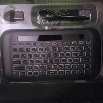 H20 dotyk obojstranné mini bezdrôtová klávesnica Plnej obrazovky dotyková 3 fázové nastaviteľné podsvietenie Auto-rotácie