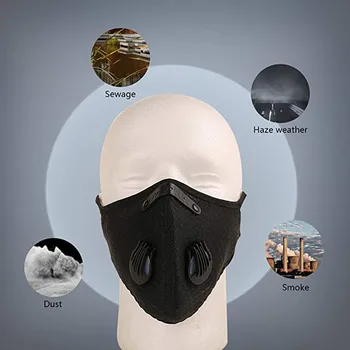 #H30 Opakovane Masku na Tvár Umývateľný Úst Spp S Dýchaním Ventil Filter Uhlíkom Vložiť Mascarillas Úst kryt Masque