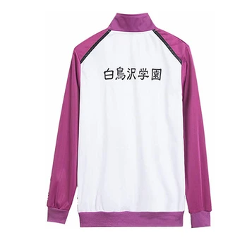 Haikyuu Shiratorizawa Akadémie Vysokej Školy Volejbal Jersey Jednotné Ushijima Wakatoshi Cosplay Kostým Športové Oblečenie, Nohavice, Bunda