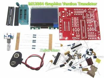 HAILANGNIAO DIY M12864 Grafickú Verziu Tranzistor Tester Auta LCR ESR PWM