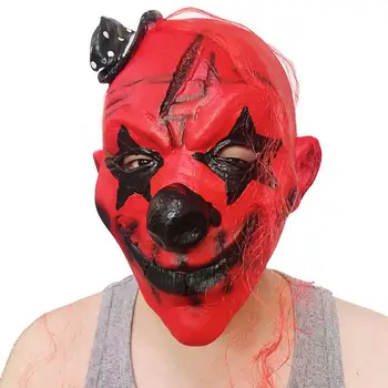 Halloween Klaun Maska Maškaráda Vtip Horor Rekvizity Strašidelné Masky Strany Silikónové Vtipné Masky Cosplay Festival Masku Na Tvár