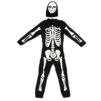 Halloween Kostým detský COSPLAY Kostýmy Nosenie Kostra Ghost Oblečenie Strany Horor Kostým Anime Tlač