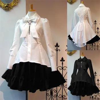 Halloween kostýmy pre ženy, dievča, cosplay princezná stredoveké gotické šaty Anime lolita Kostým S-5XL XXL XXXL XXXXL XXXXXL