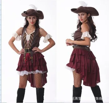 Halloween kostýmy pre ženy sexy kostým pirát žena žena dospelých pirát z karibiku piráti karibiku jack sparrow šaty