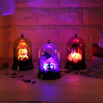 Halloween LED Svetlo Čarodejnice/Cat/Tekvica/Sviečka, Lampa Strany Bar Visí Domáce Dekorácie Svietidla Hogard ST28