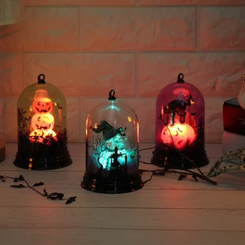 Halloween LED Svetlo Čarodejnice/Cat/Tekvica/Sviečka, Lampa Strany Bar Visí Domáce Dekorácie Svietidla Hogard ST28