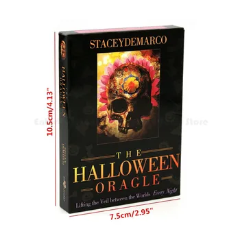Halloween Oracle Zdvíhacie Závoj medzi Svetmi Každú Noc 36 Tarots Karty Paluby Rodinnú oslavu Dosková Hra