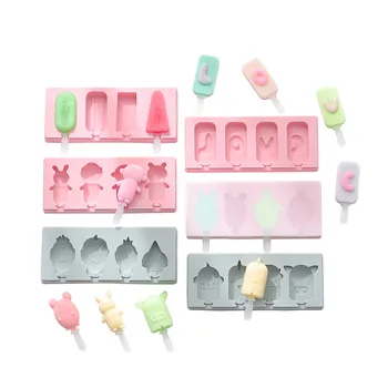 Hand-made ice cream silikónové formy s vekom DIY ice cream formy na Ľadové kocky ľadu box