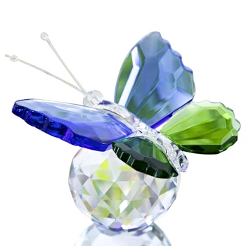 H&D Ručné Crystal Motýľ Stola Ornament Suvenír Zberateľskú Darček na Narodeniny, Deň matiek, Deň svätého Valentína Domova