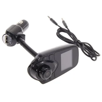 Handsfree Bluetooth Súprava do Auta Bezdrôtový FM Vysielač Audio Prijímač, Prehrávač MP3 USB Nabíjačka do Auta T10