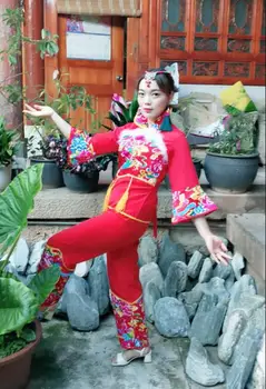 Hanfu národný kostým Starovekej Čínskej Cosplay Kostým Čínsky HanfuYangko Fáze Tanečné Šaty, Kostým