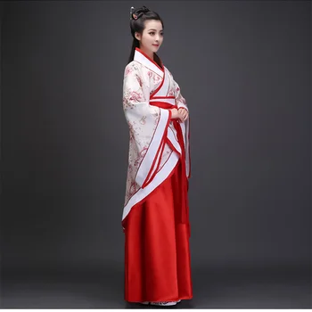 Hanfu Oblečenie pre Ženy Fáze Tanečné Šaty Čínskej Tradičnej Hnafu Kostýmy Nový Rok Dospelých Tang Vyhovovali Výkon Cheongsam