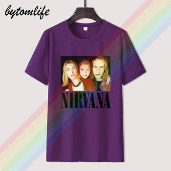 Hanson Nirvana T-shirt pánske Letné Čierne Bavlna Krátke Rukávy Populárne Normálne Tee Košele, Topy Tee Unisex