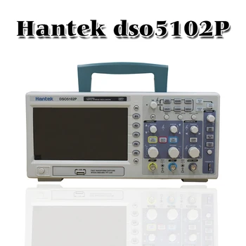 Hantek DSO5102P Multimeter Osciloskop 2 Kanály 100Mhz šírka Pásma Prenosný Digitálny Osciloskop LCD USB Prenosné Osciloscopio