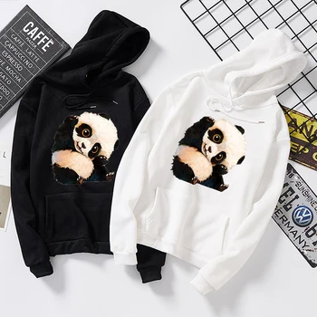 Harajuku 3D Tlač Cute Baby Panda, Mikiny Kabát Muži Ženy Zvieratá Panda Cartoon Módne Hoodies Tepláková súprava Streetwear Topy