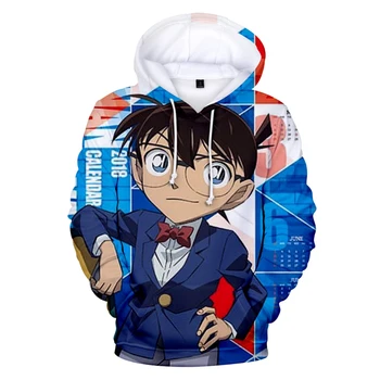 Harajuku Detective Conan Mikina Deti/Muži/Ženy Jeseň Zimné Móda Bežné Anime Hoodie Detective Conan Hoody Oblečenie