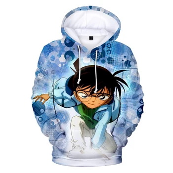 Harajuku Detective Conan Mikina Deti/Muži/Ženy Jeseň Zimné Móda Bežné Anime Hoodie Detective Conan Hoody Oblečenie