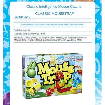 Hasbro Gaming Mouse Trap Party Hra Muizenval Klasické Spravodajstvo Chytať Myši Hry, Deti Puzzle, Doskové Hry, Hračky