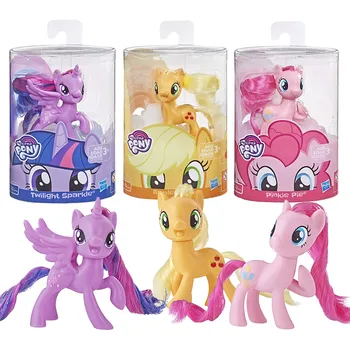 Hasbro Môj Malý Pony Hriva Poníka Pinkie Pie Applejack Fluttershy Twilight Sparkle Klasický Obrázok Hračka pre Deti, Darčekové 3 Palca