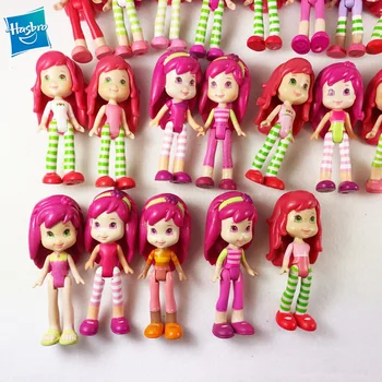 Hasbro Strawberry Shortcake dlhé vlasy Akcia obrázok mini jahoda bábiky dievča hrať dom hračky Vianoce, narodeninové darčeky pre deti