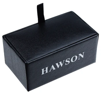HAWSON Módne Multicolor Crystal manžetové gombíky pre Mužov Kvalitné Luxusné manžetové pánske Svadobné Šperky s HAWSON LOGA