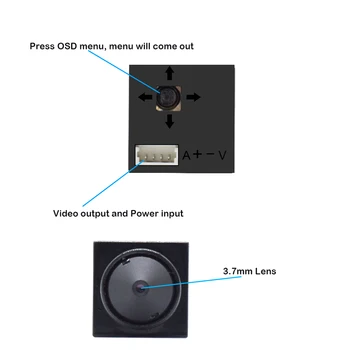HD 5MP DVR 4Channel CCTV AHD DVR Hybridné DVR 5in1 Video Rekordér s 960P MINI Bezpečnostné kamery pomocou OSD menu a 5-Os držiak