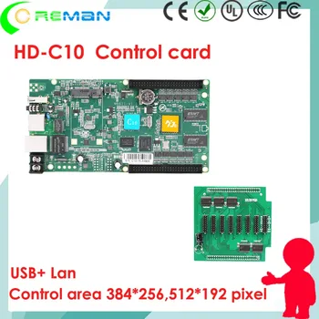 HD C10 Krytý vonkajší P2.5 P3 P4 P5 P6 P8 P10 P6.67 full farebné led ovládanie karty / USB a LAN led controller hub s kartou