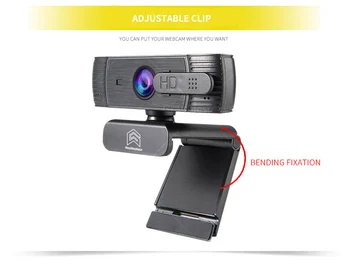 HD kamera, automatické zaostrovanie s webcam kryt kamery 1080P USB nové