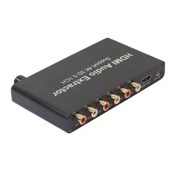 HDMI 5.1 CH digitálny zvukový dekodér converter Hdmi na Hdmi + Audio Dekodér Extractor Splitter Dolby Digital Ac3,dts,lpcm podporuje