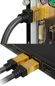 HDMI HDMI Cavo di 1 m 2 m 3 m 5 m 10 m Maschio a Maschio di Alta HDMI 4 K 3D 1080 P na Tablet Videokamera MP4 DVD