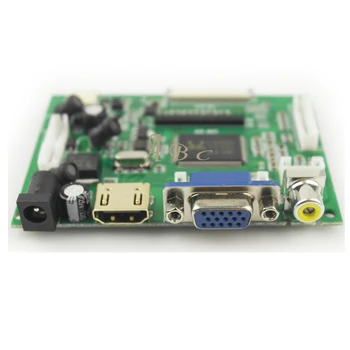 HDMI VGA 2AV 50PIN TTL Monitor LCD Radič Rada pre Raspberry PI 2 Pre HannStar HSD090IDW1 9
