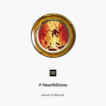 Hearthstone Star Odznak Brošňa Pre Mužov, Ženy Kolíky Tlačidlo WOW Heroes Of Warcraft Brošňa Batoh Príslušenstvo