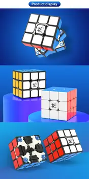 HelloCube Dayan Tengyun V2 M 3x3x3 Magnetické magic cube tengyun V2M profesionálne magic cube dayan magnetické verzia rýchlosť puzzle
