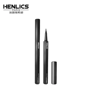 HENLICS 2 farba Nepremokavé Tekuté Očné Make-Up Beauty Kozmetiky Ľahké nosenie Eye Liner Pen Ceruzka make-up Nástroje