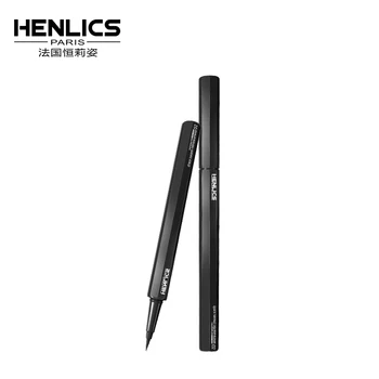 HENLICS 2 farba Nepremokavé Tekuté Očné Make-Up Beauty Kozmetiky Ľahké nosenie Eye Liner Pen Ceruzka make-up Nástroje