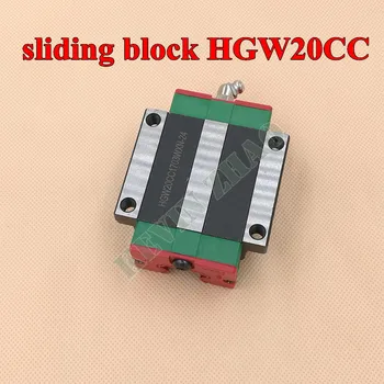 HGW20CC HGW20CA posuvné blok zápas použitie HGR20 lineárne príručka šírka 20 mm sprievodca pre CNC router