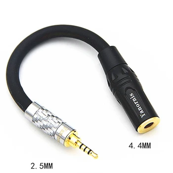 HIFI Žena 4.4 MM Vyvážený, Slúchadlá, Adaptér Audio Kábel 4.4 mm do 3,5 mm 4.4 mm do 2,5 mm 4.4 mm 6.35 mm 4.4 mm XLR 4 Pin Uhol