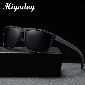 Higodoy Vintage Športový Štýl Polarizované slnečné Okuliare Muži Čierne Jazdy Námestie Slnečné Odtiene pre Ženy, Luxusné Značky Slnečné Okuliare
