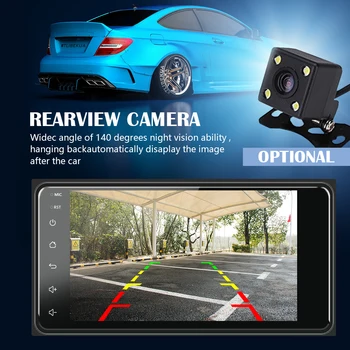 Hikity 2din Auto Multimediálny Prehrávač 2Din GPS Android Audio Rádio Stereo Wifi pre Toyota Corolla VIOS KORUNY CAMRY HIACE PREVIA RAV4